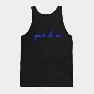 Spike: You're the One (med blue text) Tank Top